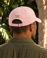 Overture Cap — Pink, back view; generated editorial visualization
